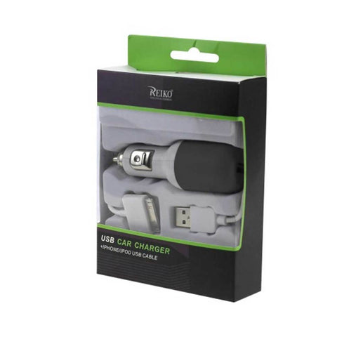 Reiko Apple Iphone 3g/3gs Usb Car Charger -black