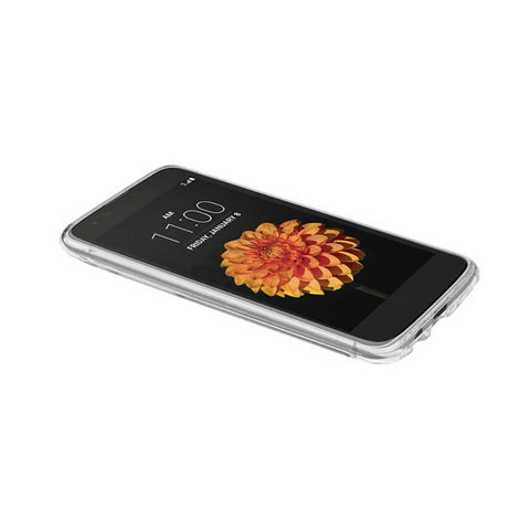 Reiko Lg K7 Clear Bumper Case With Air Cushion Protection In Clear