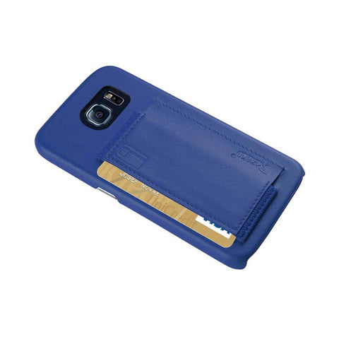 Reiko Samsung Galaxy S6 Rfid Genuine Leather Case Protection And Key Holder In Ultramarine