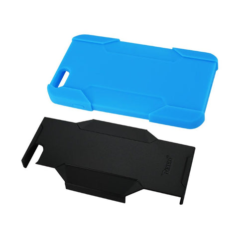 Reiko Iphone 6 Plus 3-in-1 Hybrid Heavy Duty Holster Combo Case In Navy Black