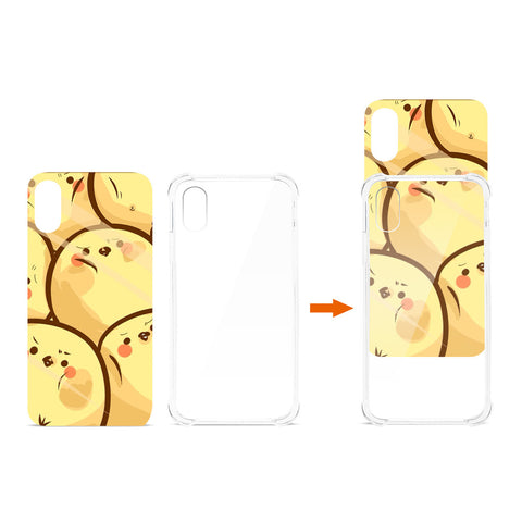 Reiko Iphone X/iphone Xs Chick Overload Design Air Cushion Case In Clear
