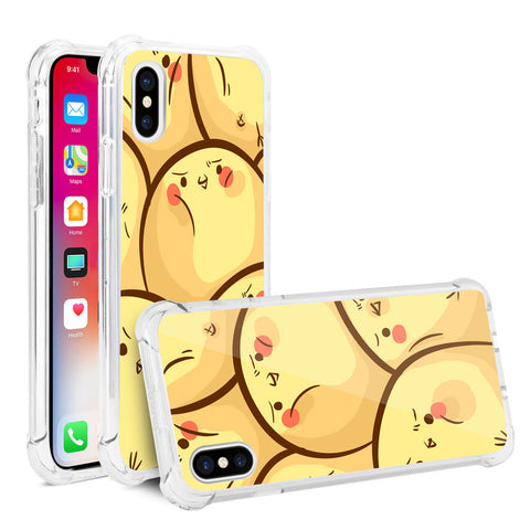 Reiko Iphone X/iphone Xs Chick Overload Design Air Cushion Case In Clear