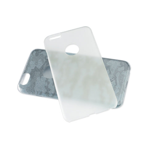 Reiko Iphone 6 Plus/ 6s Plus Shine Glitter Shimmer Camouflage Hybrid Case In Blue