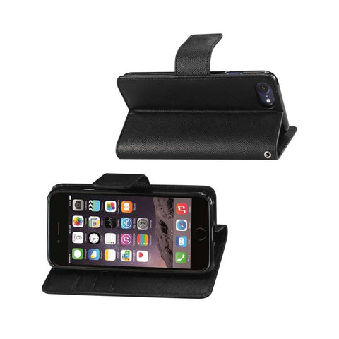 Reiko Iphone 8/ 7 3-in-1 Wallet Case In Black