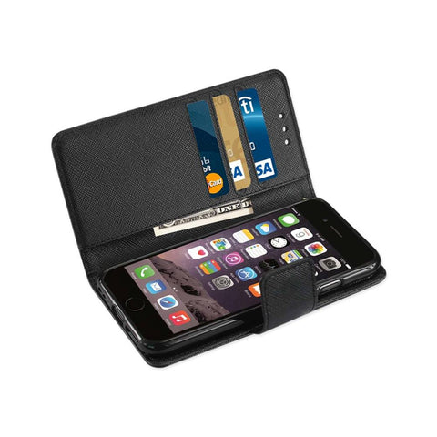 Reiko Iphone 8/ 7 3-in-1 Wallet Case In Black