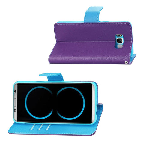 Reiko Samsung Galaxy S8 3-in-1 Wallet Case In Purple