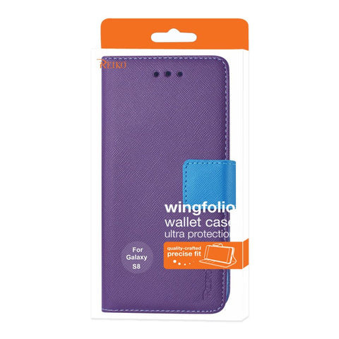 Reiko Samsung Galaxy S8 3-in-1 Wallet Case In Purple