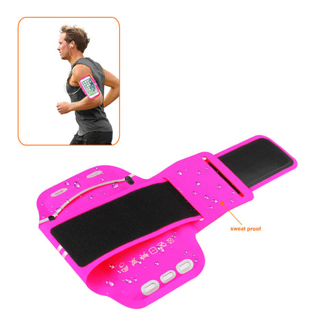 Reiko Running Sports Armband For Iphone 7/ 6/ 6s Or 5 Inches Device In Pink (5x5 Inches)