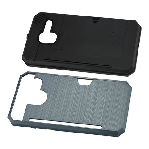 Reiko Alcatel Tru Slim Armor Hybrid Case With Card Holder In Navy