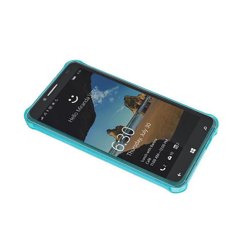 Reiko Alcatel One Touch Fierce Xl Clear Bumper Case With Air Cushion Protection In Clear Navy