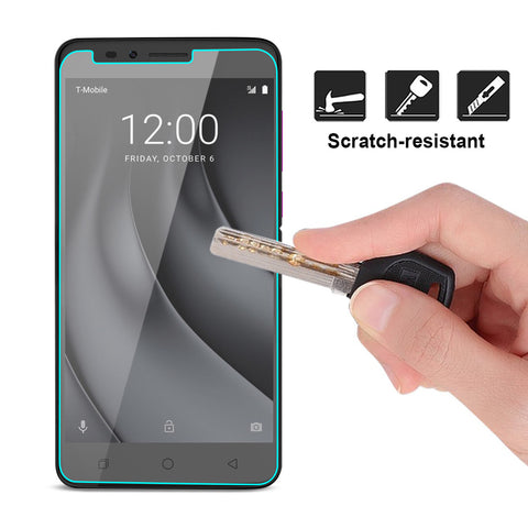 Reiko Coolpad Revvl Plus Tempered Glass Screen Protector In Clear