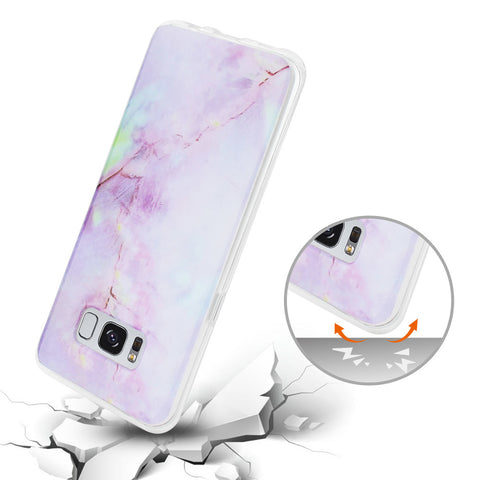 Reiko Samsung Galaxy S8 Edge/ S8 Plus Opal Iphone Cover In Purple