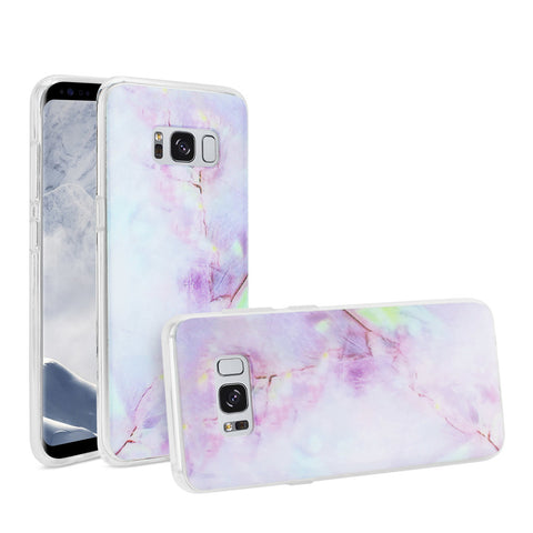 Reiko Samsung Galaxy S8 Edge/ S8 Plus Opal Iphone Cover In Purple