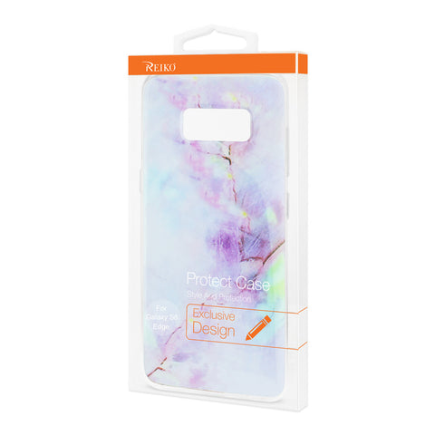 Reiko Samsung Galaxy S8 Edge/ S8 Plus Opal Iphone Cover In Purple
