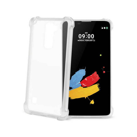 Reiko Lg Stylus 2 Clear Bumper Case With Air Cushion Protection In Clear