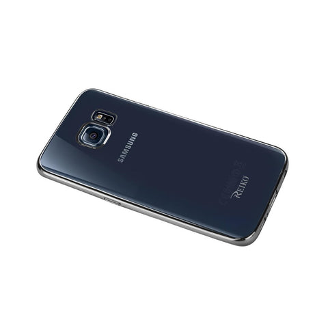 Reiko Samsung Galaxy S6 Edge Plus Frame Case In Shiny Silver