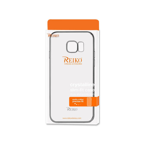 Reiko Samsung Galaxy S6 Edge Plus Frame Case In Shiny Silver