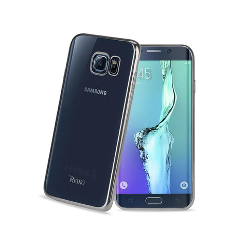 Reiko Samsung Galaxy S6 Edge Plus Frame Case In Shiny Silver
