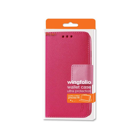 Reiko Iphone 6 Plus 3-in-1 Wallet Case In Hot Pink