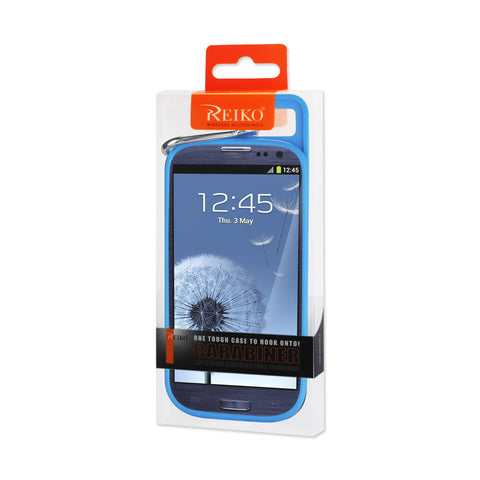 Reiko Samsung Galaxy S3 Dropproof Workout Hybrid Case With Hook In White Navy
