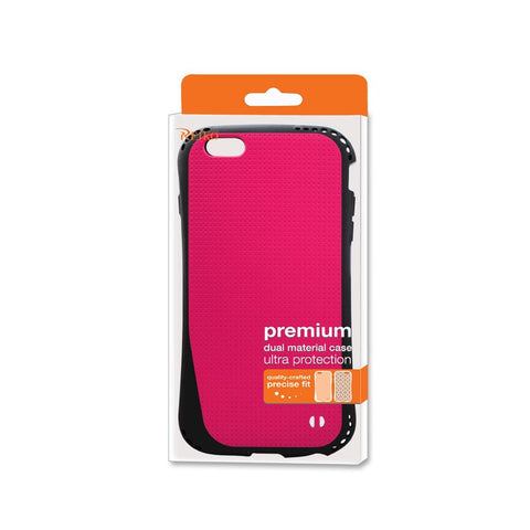 Reiko Iphone 6s Plus/ 6 Plus Dropproof Air Cushion Case With Chain Hole In Hot Pink