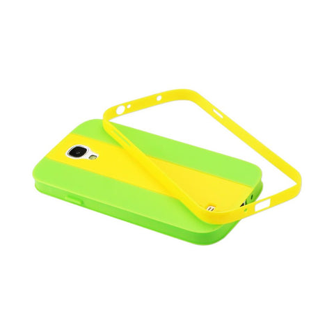 Reiko Samsung Galaxy S4 Striped Case In Yellow Green