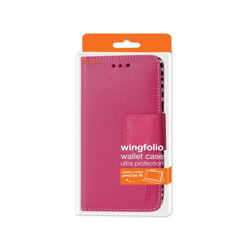 Reiko Samsung Galaxy A7 (2016) 3-in-1 Wallet Case With Inner Zebra Print In Hot Pink