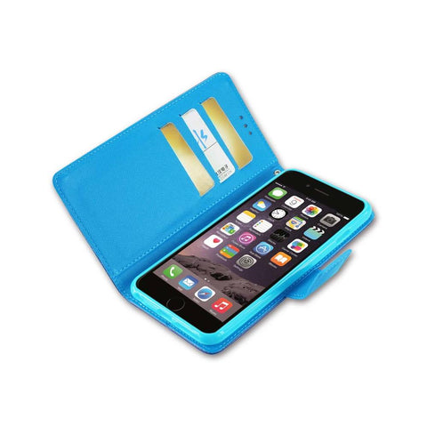 Reiko Iphone 6 Plus 3-in-1 Wallet Case In Purple