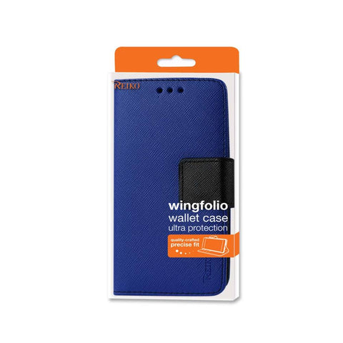 Reiko Zte Sonata 2 3-in-1 Wallet Case In Navy