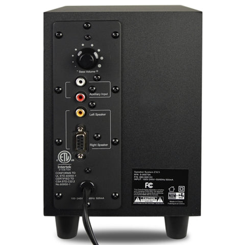 Logitech Z323 3-piece 2.1 Channel Multimedia Speaker System (black)