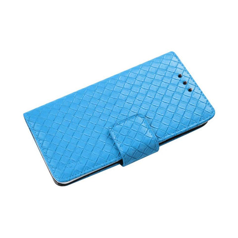 Reiko Samsung Galaxy Note Edge Braided Wallet Case In Blue
