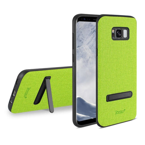 Reiko Samsung Galaxy S8 Edge/ S8 Plus Denim Texture Tpu Protector Cover In Green