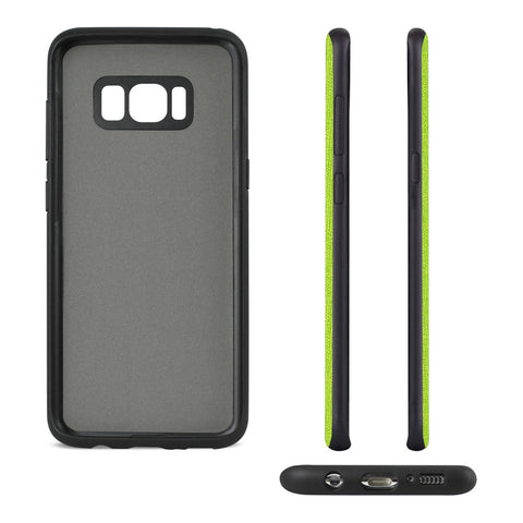 Reiko Samsung Galaxy S8 Edge/ S8 Plus Denim Texture Tpu Protector Cover In Green