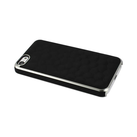 Reiko Iphone Se/ 5s/ 5 Bubble Metal Plated Case In Black