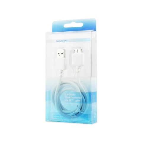 Reiko Samsung Galaxy S5 Usb Data Cable 1.7ft In White