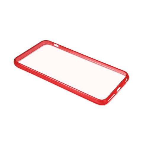 Reiko Iphone 6 Plus Clear Back Frame Bumper Case In Red