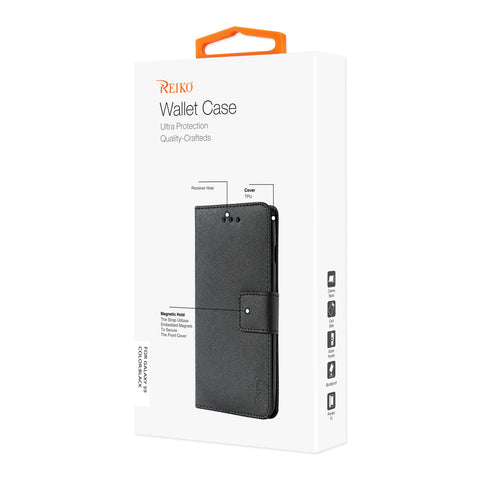 Reiko Samsung Galaxy S9 3-in-1 Wallet Case In Black