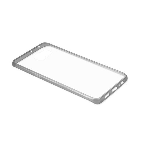 Reiko Samsung Galaxy S6 Edge Plus Clear Back Frame Bumper Case In Gray