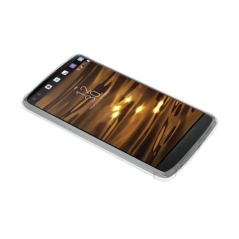 Reiko Lg V10 Clear Bumper Case With Air Cushion Protection In Clear