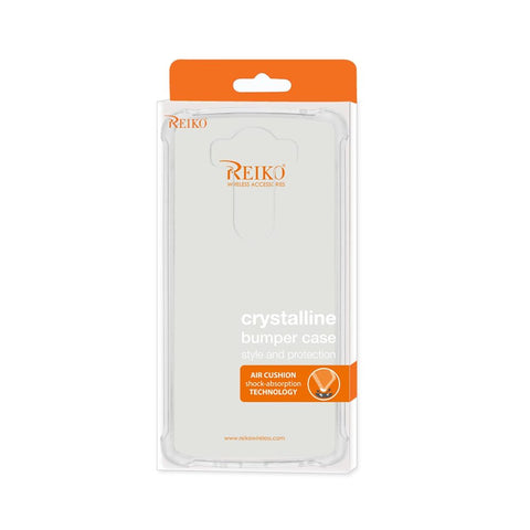 Reiko Lg V10 Clear Bumper Case With Air Cushion Protection In Clear