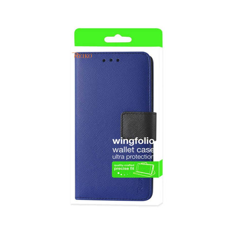 Reiko Zte Grand X Max 2 3-in-1 Wallet Case In Navy
