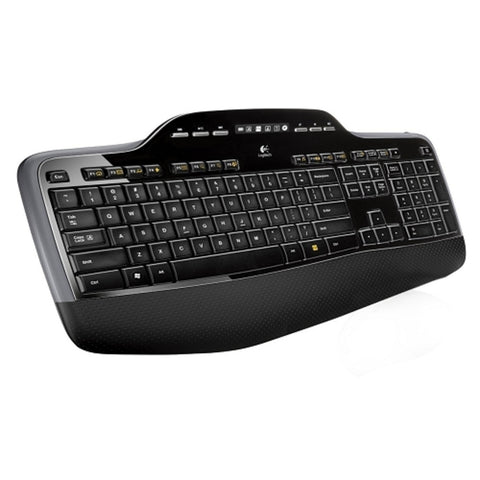 Logitech Mk735 Wireless Multimedia Keyboard & Laser Mouse Kit(black)