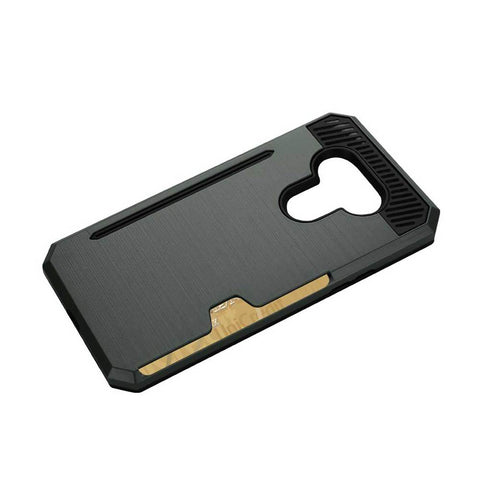 Reiko Lg G5 Slim Armor Hybrid Case With Card Holder In Gray