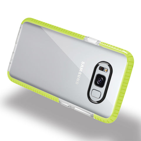 Reiko Samsung Galaxy S8 Edge/ S8 Plus Soft Transparent Tpu Case In Clear Green