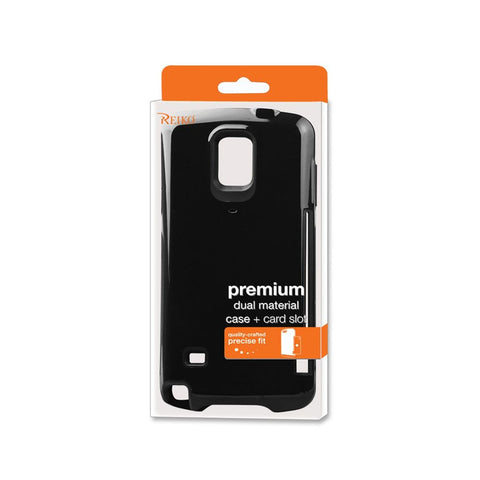 Reiko Samsung Galaxy Note 4 Candy Shield Case With Card Holder In Black