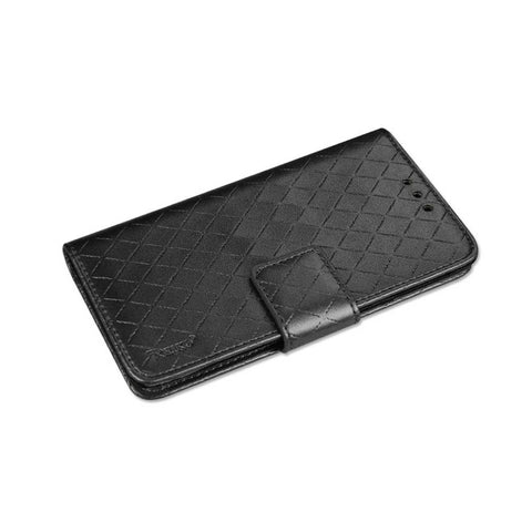 Reiko Samsung Galaxy S6 Rhombus Wallet Case In Black