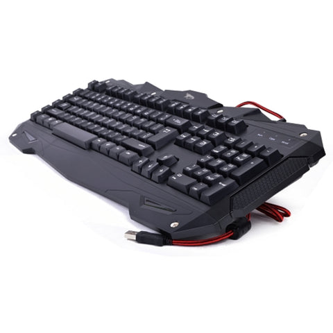 Imicro Desert Cobra Im-kbcobv8 Led Backlit 110-key Gaming Keyboardw/5 Programmable Macro Keys (black)