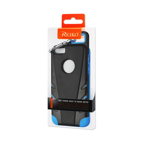 Reiko Iphone 5/5s/se Dropproof Workout Hybrid Case With Hook In Black Navy