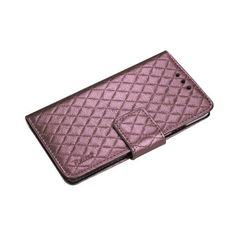 Reiko Samsung Galaxy Note 4 Rhombus Wallet Case In Pink