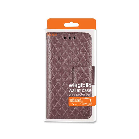Reiko Samsung Galaxy Note 4 Rhombus Wallet Case In Pink